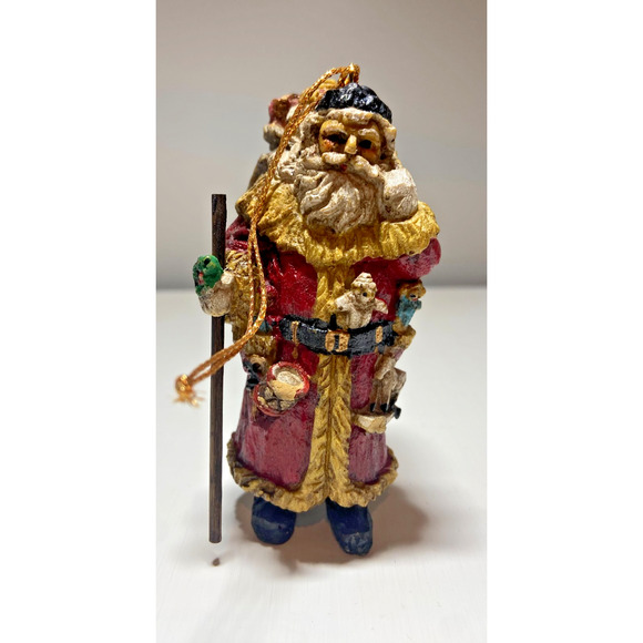 Vintage 1989 Schmid Shackman Collection Annual Santa Clause Ornament 424-136 - Picture 3 of 7